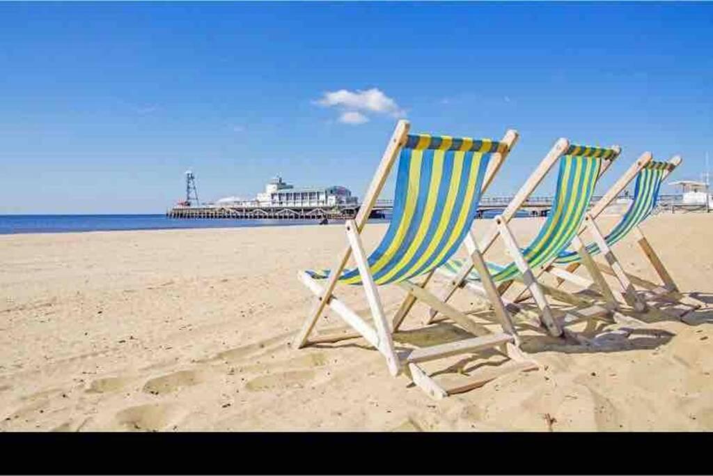 Bournemouth Nr Town Beach Train Coach Shops Lovely Entire Apartment Allows Quiet Good Dogs Екстериор снимка